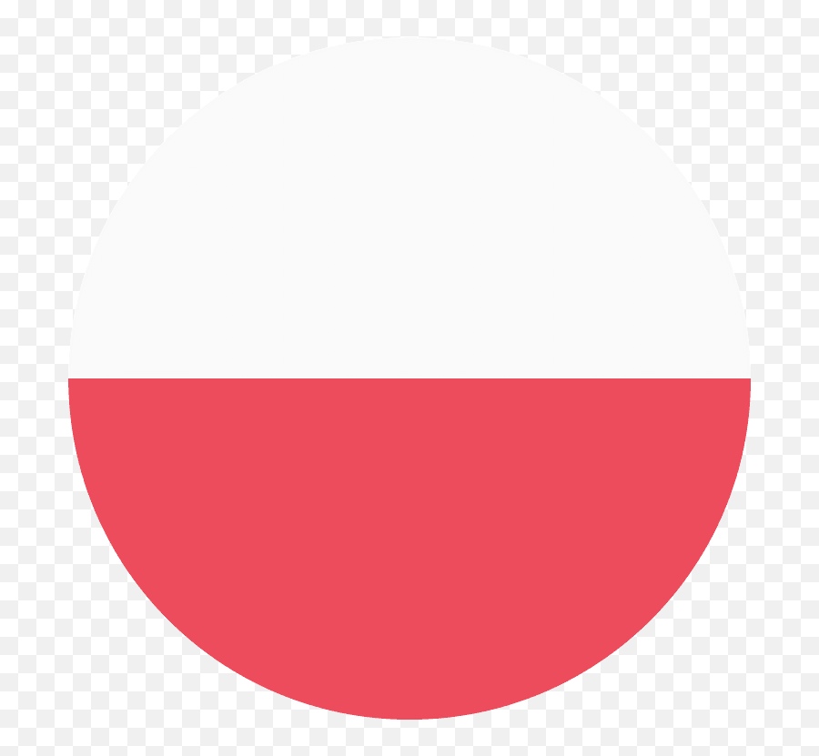 Polen Flag Emoji Clipart Gratis Download Creazilla - Poland Flag Circle Transparent,Poland Emoji