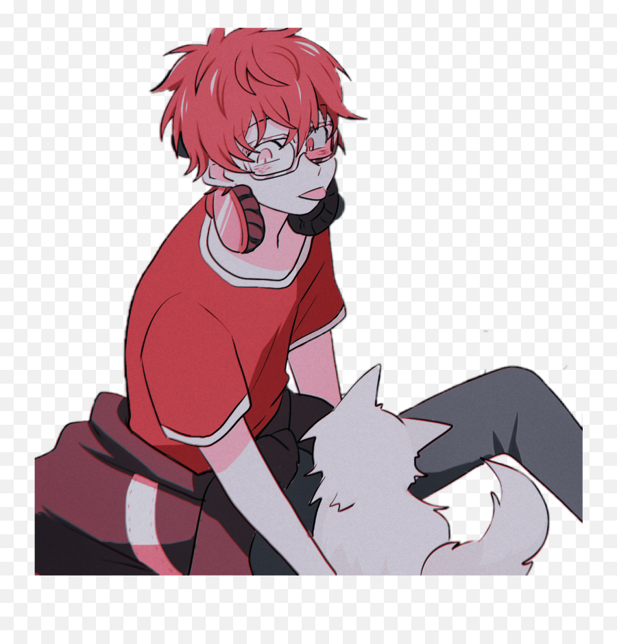 Fictional Character Emoji,Mystic Messenger 707 Emoji Gif