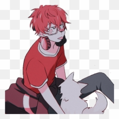 Fictional Character Emoji,Mystic Messenger 707 Emoji Gif