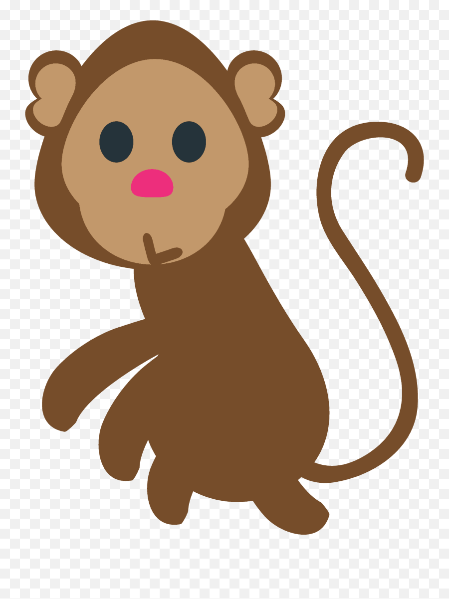 Monkey Emoji Clipart Free Download Transparent Png Creazilla - Monkey,Monkey Emojis