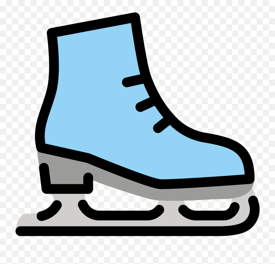 Ice Skate Emoji Clipart - Clip Art Ice Skates,Roller Skate Emoji