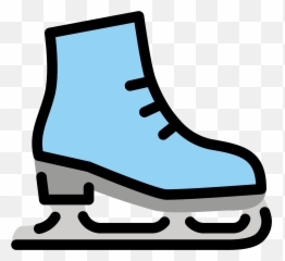 Ice Skate Emoji Clipart - Clip Art Ice Skates,Roller Skate Emoji