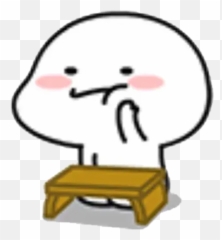 Lil Bean Table Whatsapp Stickers - Stickers Cloud Whatsapp Sticker Cute Emoji,Signification Emoji Whatsapp