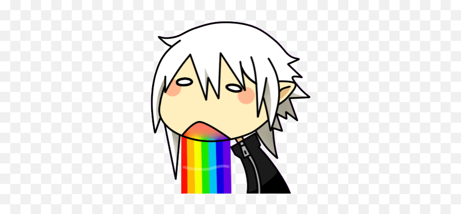 Top Taste The Rainbow Stickers For Android U0026 Ios Gfycat - Anime Rainbow Puke Gif Emoji,Barf Emoji Gif