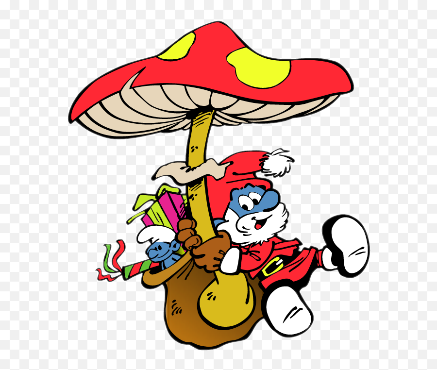 Cartoon Thesmurfs Ipuffi Sticker By Nrggiulia83 - Santa Smurf Emoji,Giochi Emoji