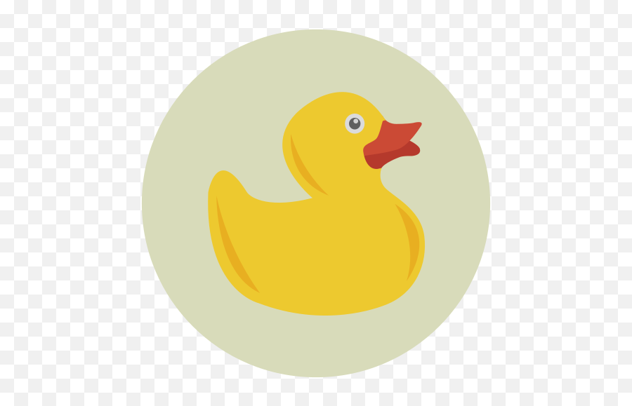 Rubber Duck Icon - Duck Icon Round Emoji,Cute Duck Emoji