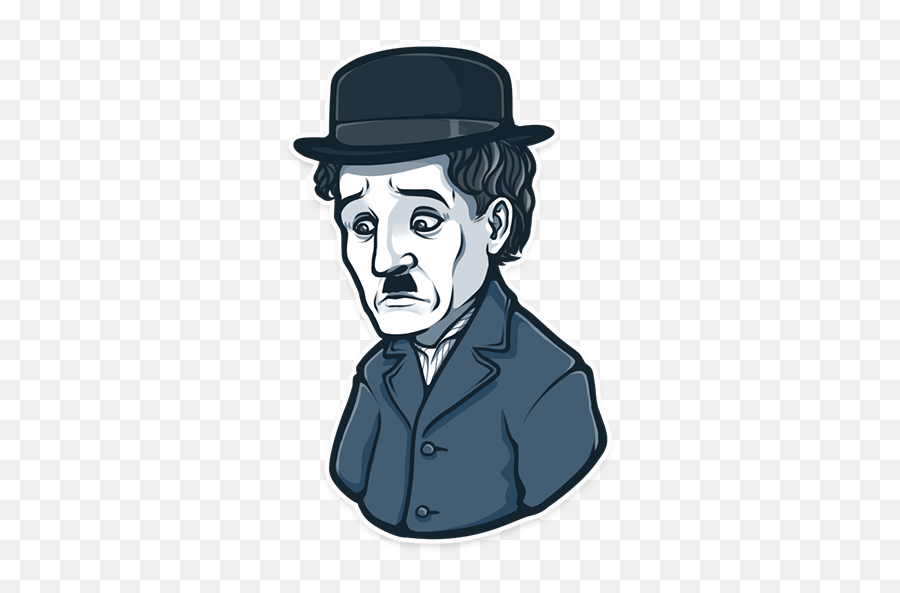 When Stickers Meet Art And History - Chaplin Kartun Emoji,Salvidor Dali Emojis