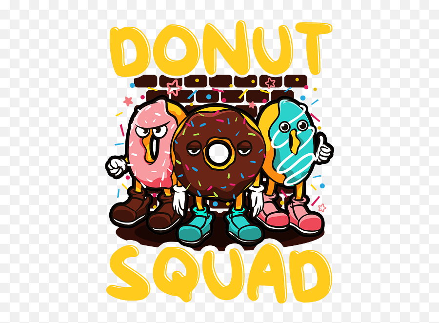 Cute Funny Donut Squad Donut Lover Fleece Blanket - Donut Squad Logo Design Emoji,Funny Rating Emoticon