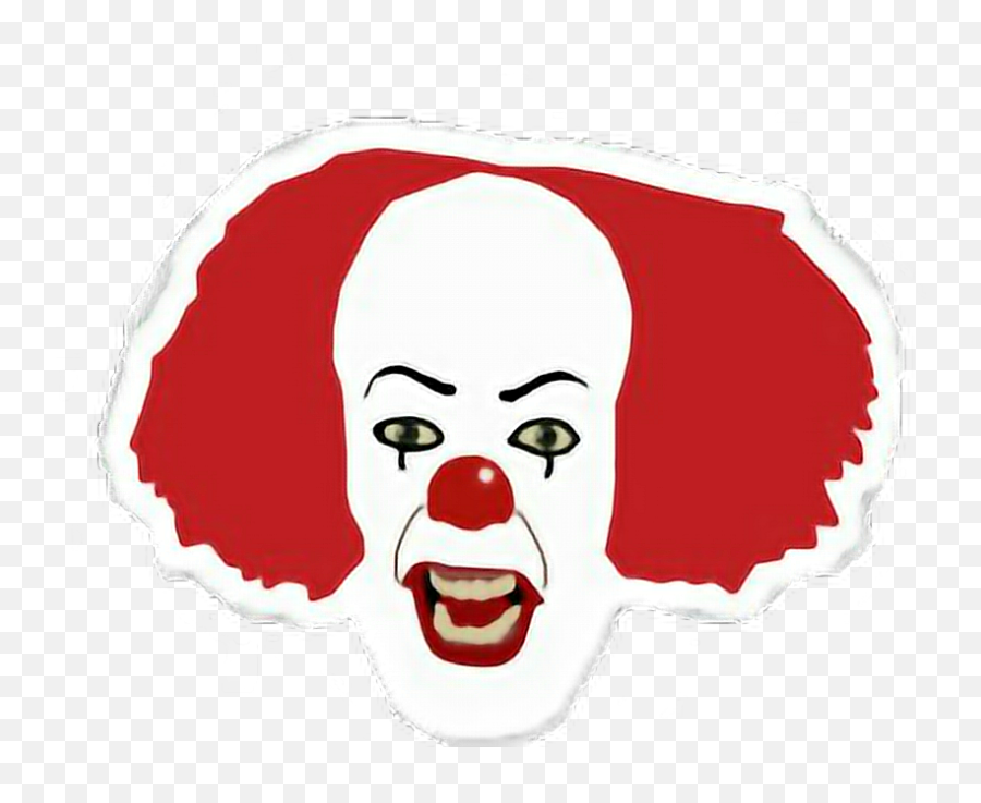 It It2017 It1990 Stephenking Pennywise Clipart - Full Size Clown Emoji,Pennywise Emoji