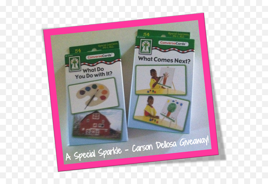 A Special Carson Dellosa Giveaway - Paper Emoji,Special Needs Emotion Cards