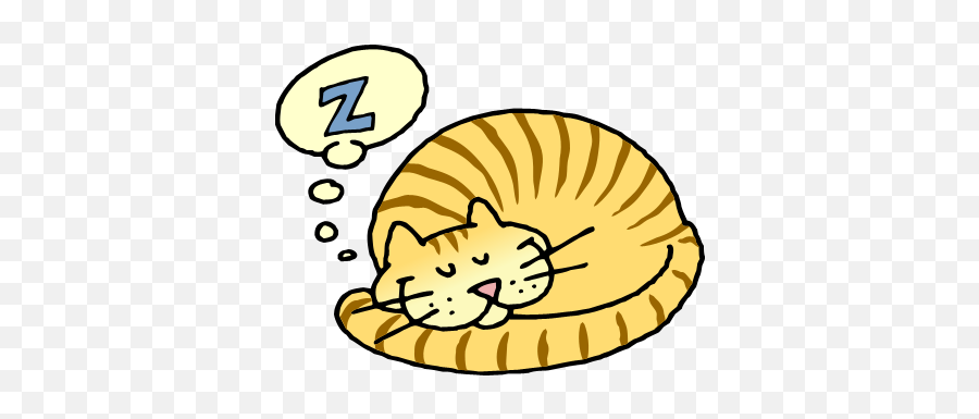 Sleeping Cat Clipart Transparent Background - Clip Art Library Cat Clip Art Emoji,Sleeping Cat Emoji