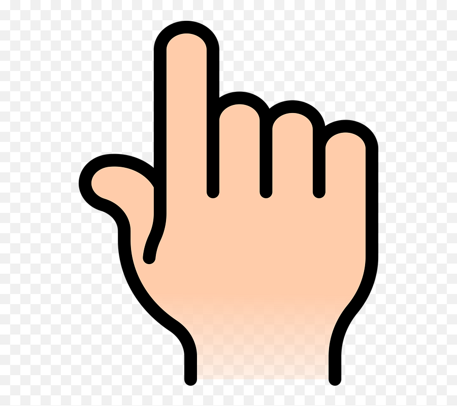 Finger Pointing Up Clip Art - Pointing Finger Clipart Emoji,Point Up Emoji