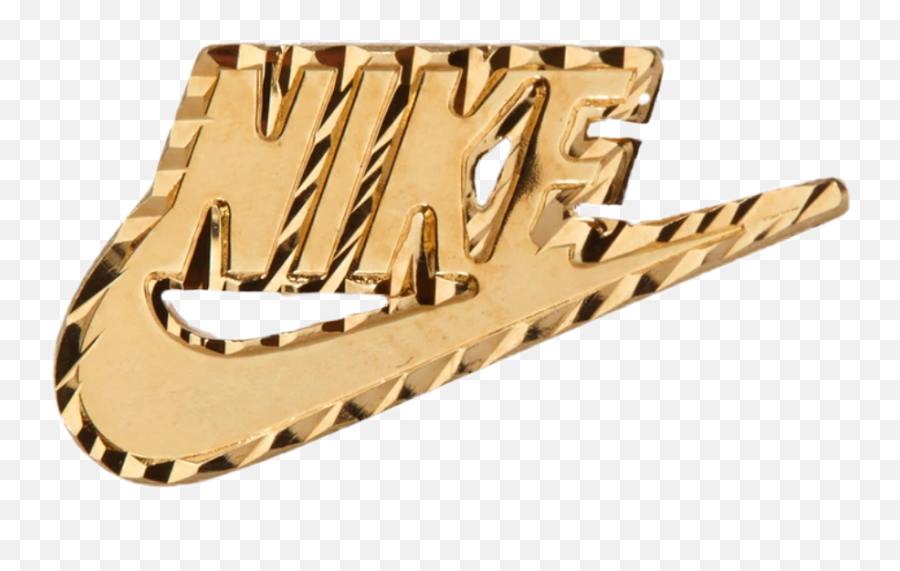 Nike Swoosh Justdoit Gold Jewelry Sticker By Caleigh - Gold Transparent Nike Logo Emoji,Nike Swoosh Emoji