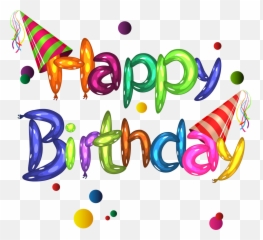 Font Happy Birthday Png Picture Png Arts - Dot Emoji,Happy Birthday Emoji Texting