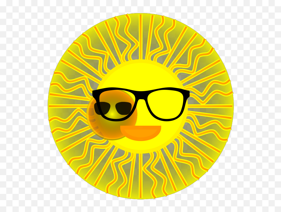 Sun With Sunglasses Png Svg Clip Art - Happy Emoji,Sun With Sunglasses Emoticon Download