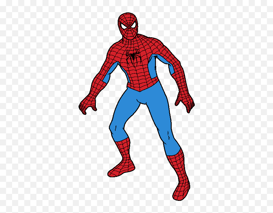 Spider Man Cartoon Clipart - Spider Man Clip Art Emoji,Spider-man Emoticon