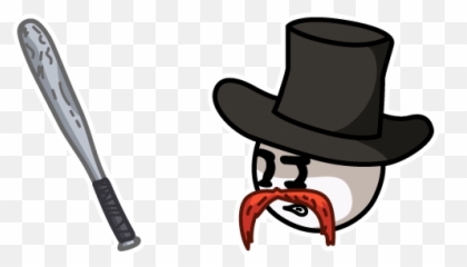 Henry Stickmin Right Hand Man And Metal Baseball Bat Cursor - Henry Stickmin Cursor Emoji,Stickman Emotions