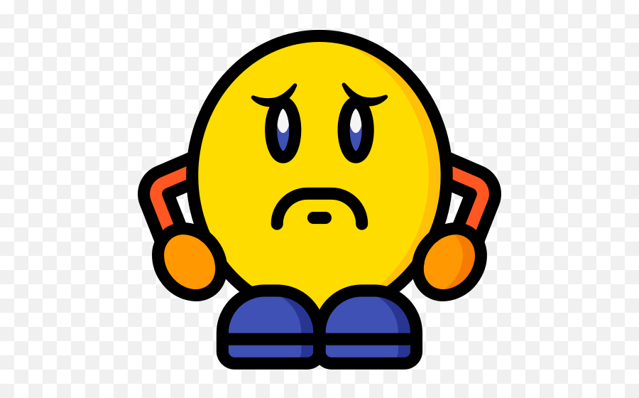 Sad - Free People Icons Emoji,Emoticon For Unhappy