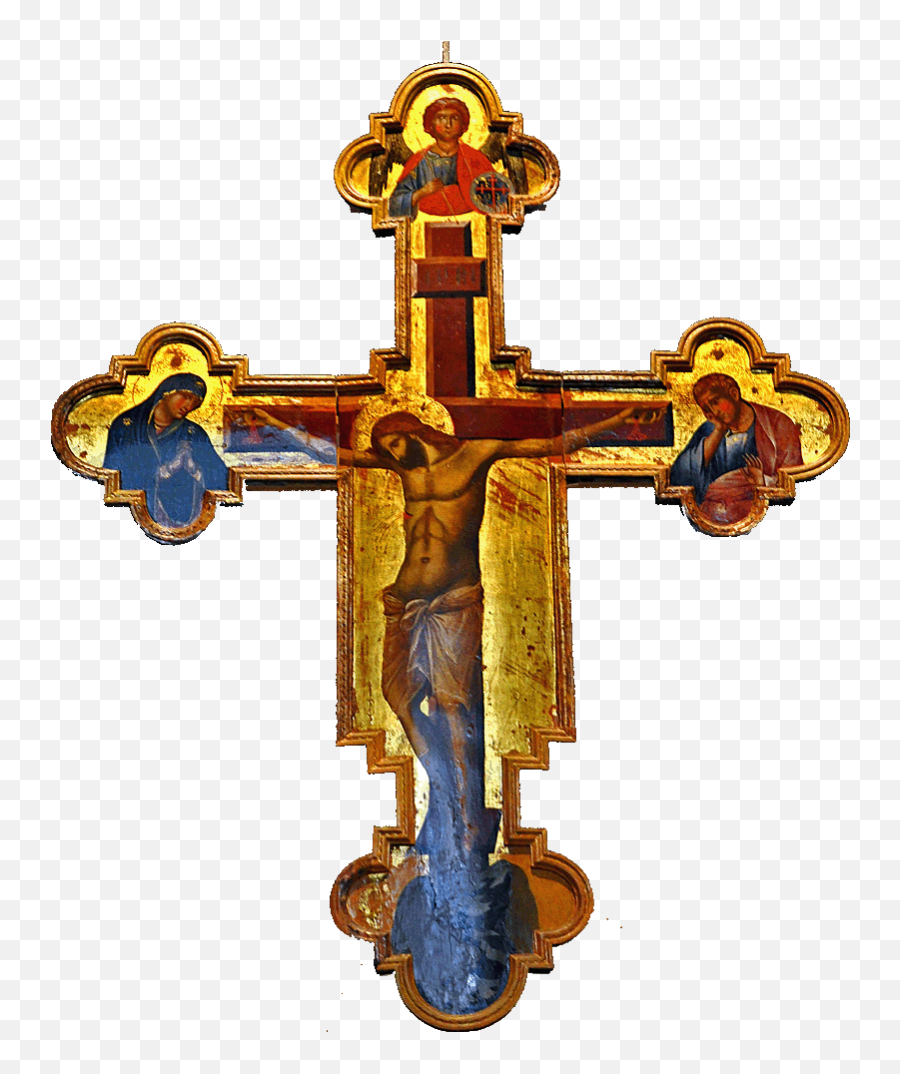Crosses And Crucifixes In Christian Art Historical Study - Iconography Cross Emoji,Fall Leaf Cross Emoticon