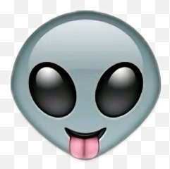 Baby Emojis Tumblr Summer Sticker - Alien Emoji With Tongue Out,Summer Emojis