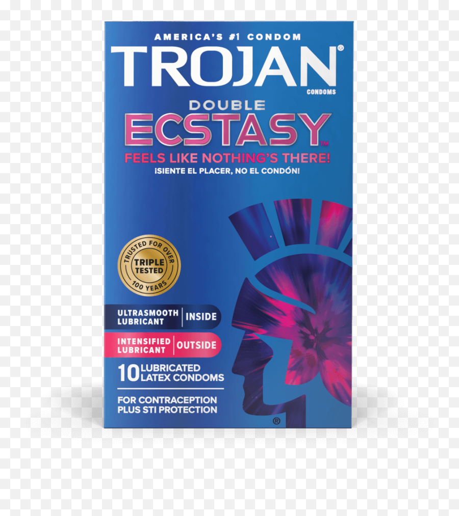 Trojan Double Ecstasy Condoms With Two Lubes Trojan Emoji,Inside Out Box Of Mixed Emotions Hardcover Set