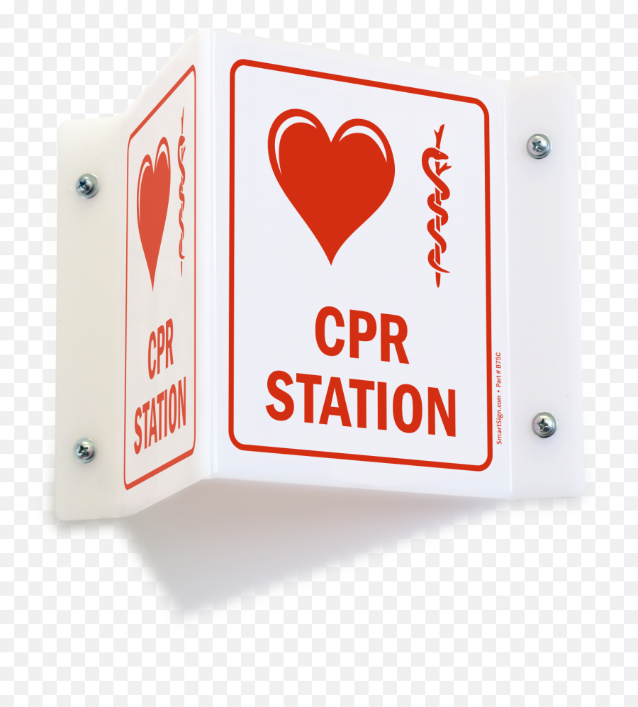 Cpr Station Projecting Sign Emoji,Flaming Heart Emoticon