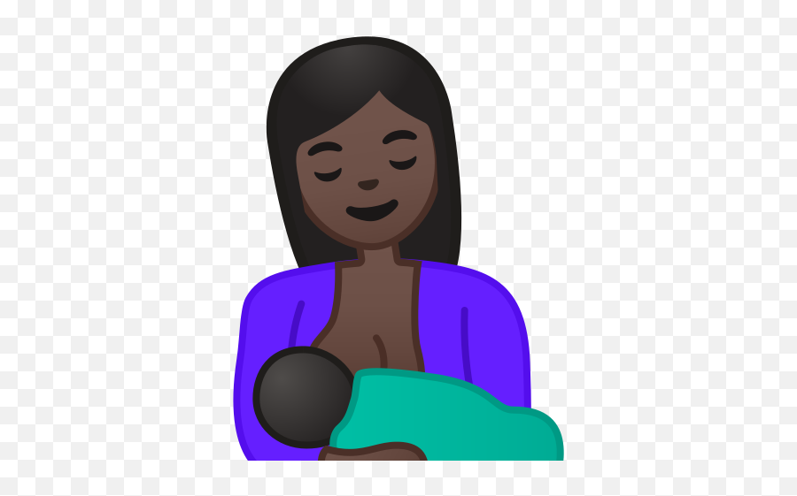 Breast Feeding Dark Skin Tone Free Icon Of Noto Emoji,Popular Skin Color Emojis