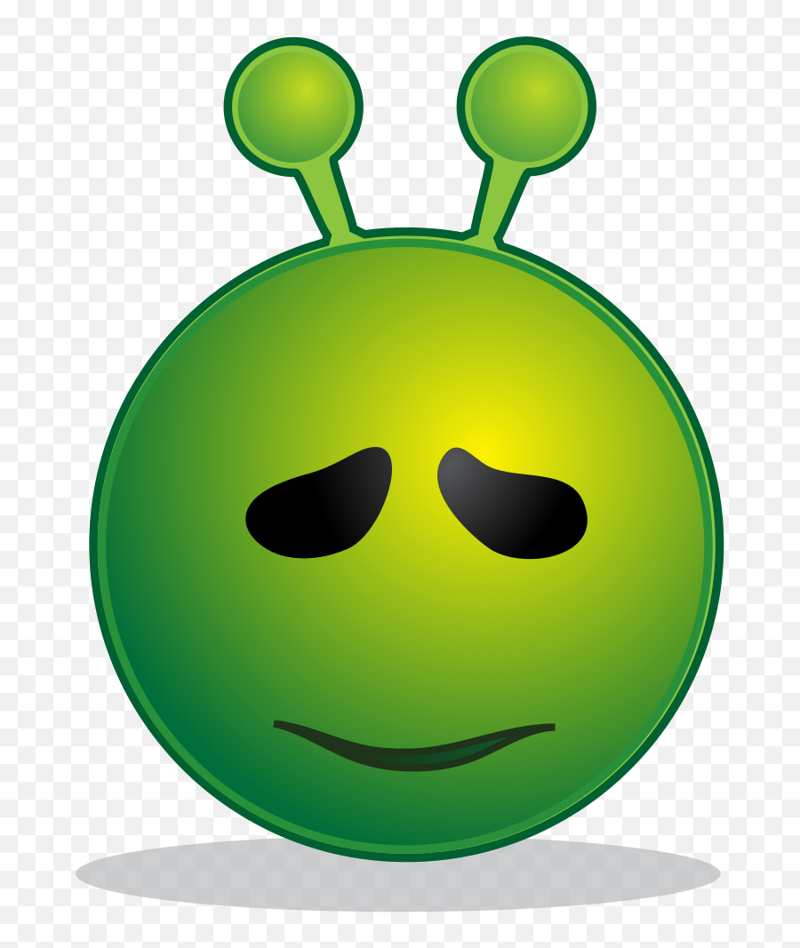 Smiley Green Alien Unhappy Clip Art 103206 Free Svg Emoji,Crane Emoticon Art