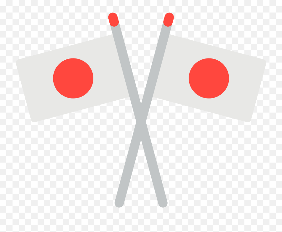 Crossed Flags - Emoji Bandera De Japon,Crossed Swords Emoji