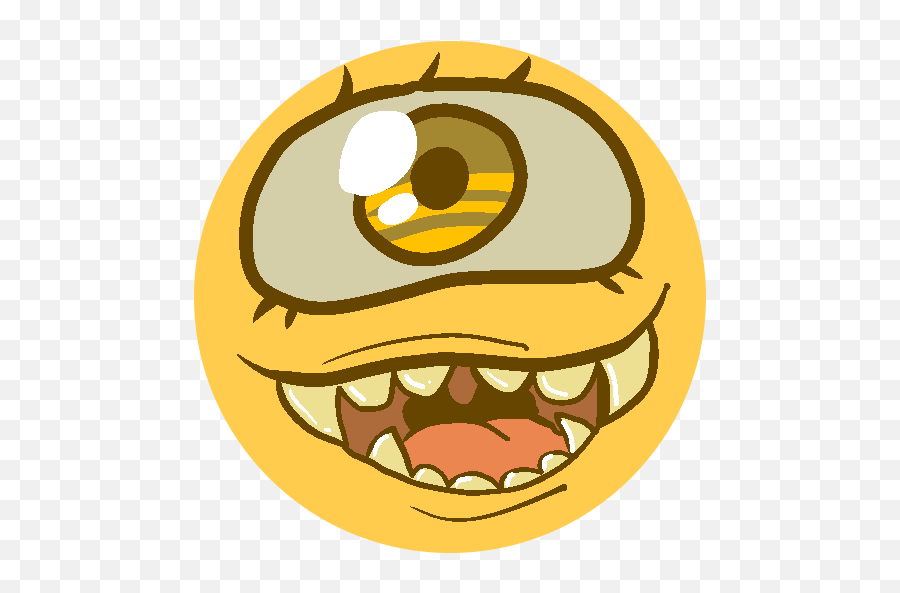 Mizspookie - Wide Grin Emoji,Custom Emoji