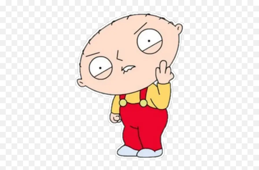 Sticker Maker - Stewie Middle Finger Emoji,Stewie Emoji