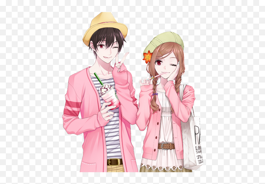 Discover Trending Love Stickers Gadis Animasi Pasangan - Sweet Love Anime Cute Couple Emoji,Relife Emoji