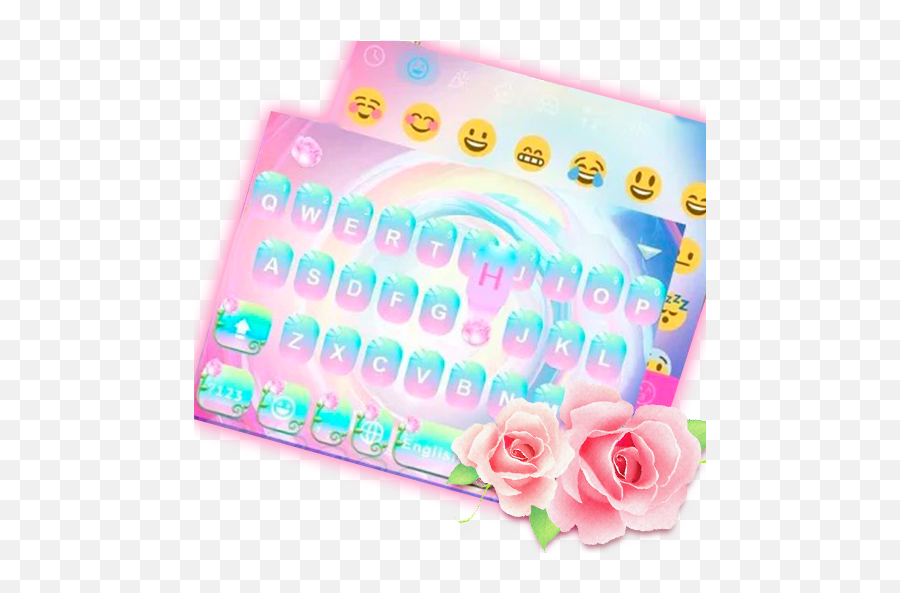 Rose Keyboard Theme 10 Download Android Apk Aptoide - Girly Emoji,Emoji Kika