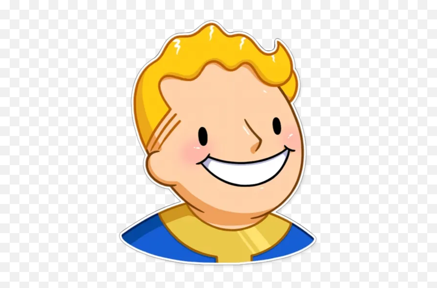 Fallout Vault Boy 2 Stickers For Whatsapp - Fallout Whatsapp Stickers Emoji,Fall Out Boy Emoji