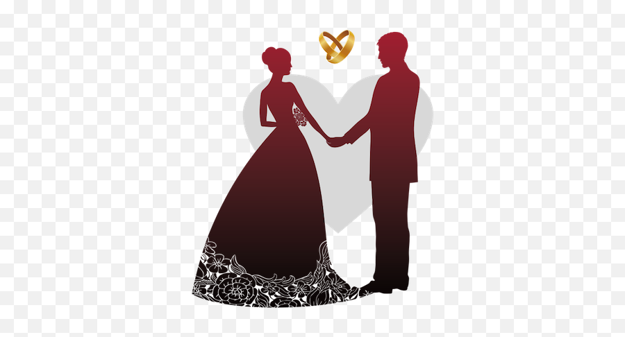 Love Sticker For Imessanger By Aman Gupta - Transparent Wedding Couple Png Emoji,Two Girls Holding Hands Emoji