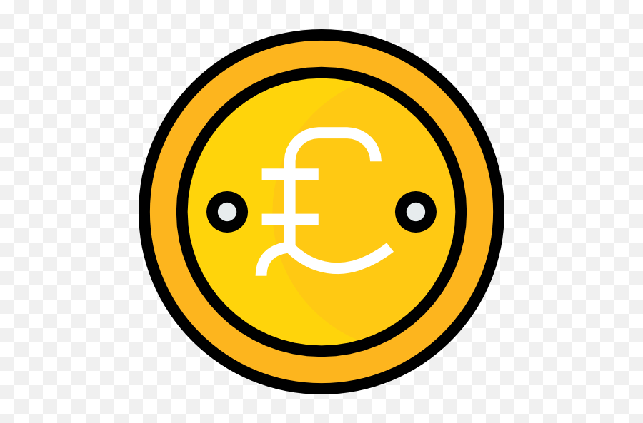 Currency Banking Pound Sterling Business Money Cash - 2d Coin Png Icon Emoji,Emoticon Money