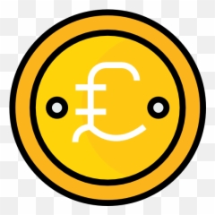 Currency Banking Pound Sterling Business Money Cash - 2d Coin Png Icon Emoji,Emoticon Money