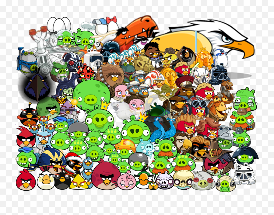 35 Image Of Angry Bird Png - Angry Birds Star Wars Darth Vader Png Emoji,Angry Bird Emotions