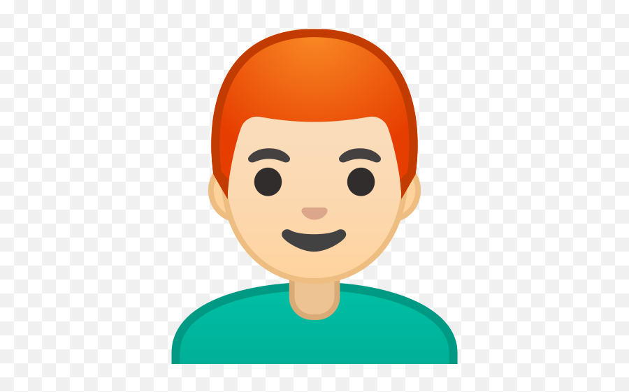 Light Skin Tone Red Hair Emoji - Emoji Shaved Head,Redhead Emoji