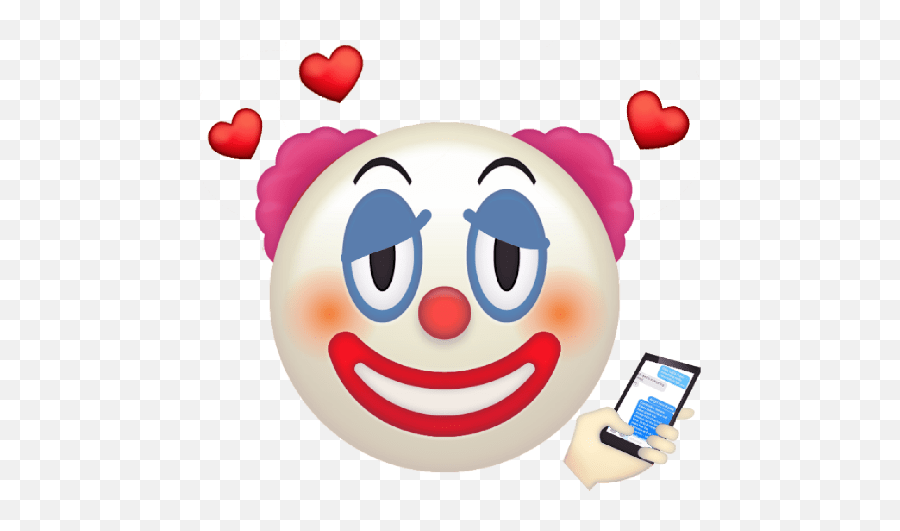 Emojis Aleatórios - Clown Emoji,Caritas Emoji