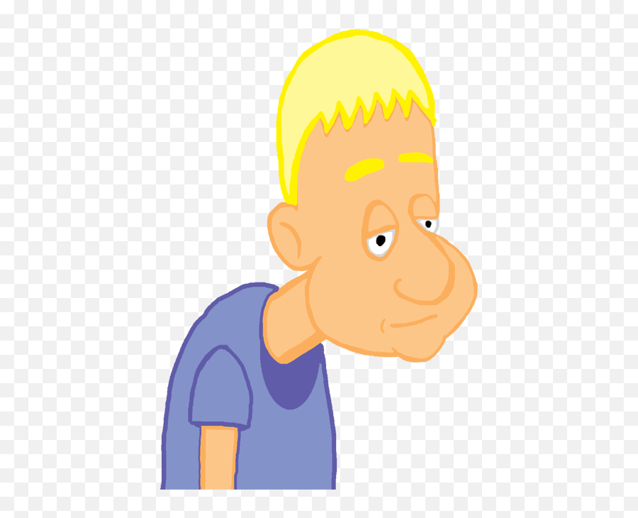 A Perfect World - Clip Art Cartoons Big Head Blonde Guy Emoji,Man Emotion Progression Cartoon