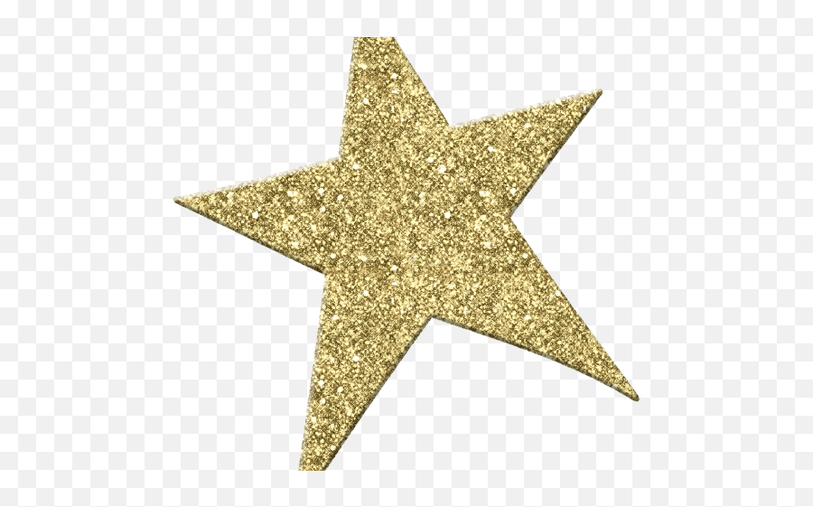 Glitter Crown Cliparts - Gold Glitter Star Transparent Star Sticker Transparent Emoji,Emoji Banner Sparkle