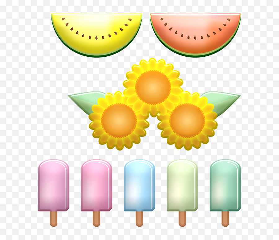 Free Photo Popsicles Watermelon Summer - Fresh Emoji,Emotions Peach