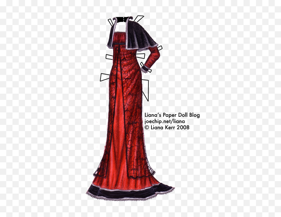 Velvet Lianau0027s Paper Dolls Page 2 - Red Vampire Dress Design Emoji,Emotions Cloth Doll