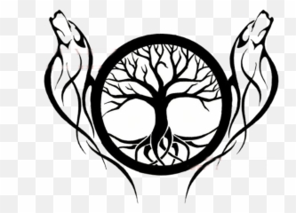 Tattoo Tree Of Life Drawing Idea - Celtic Designs Tree Of Life Black And White Emoji,Art Emoji Tattoo
