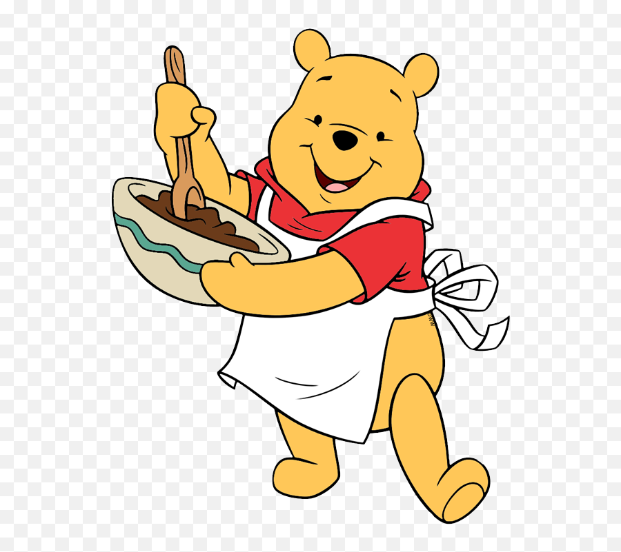 Winnie The Pooh Clip Art 4 Disney Clip Art Galore - Winnie The Pooh Chef Emoji,Bear Clip Art Emotions