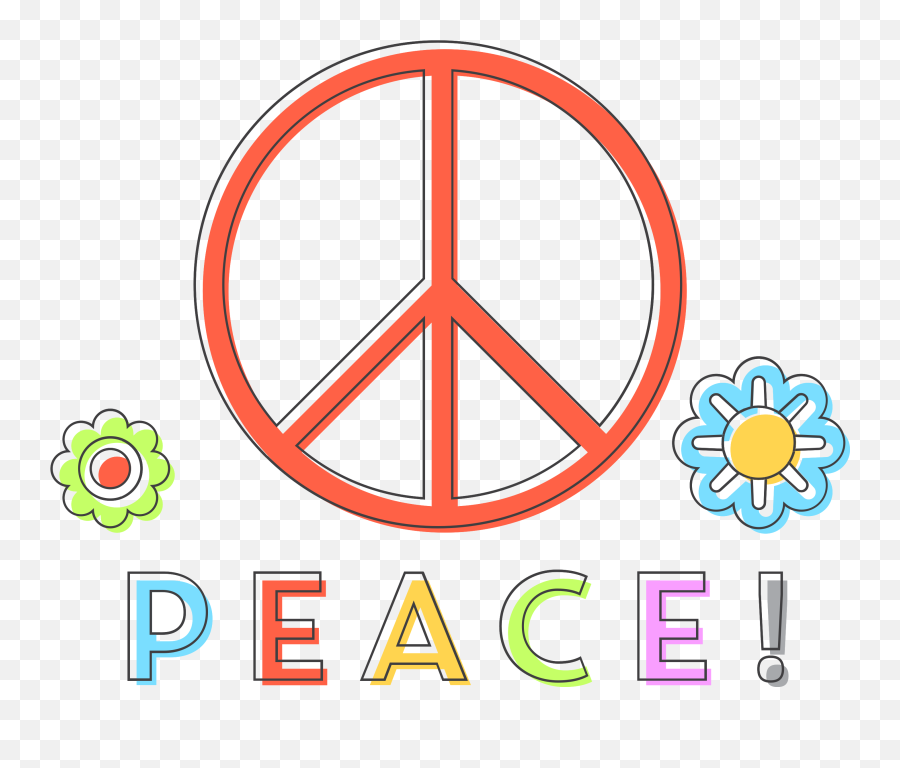 Free Peace Symbol 1190946 Png With Transparent Background - Peace Sign Png Emoji,Peace Hippie Emoticon