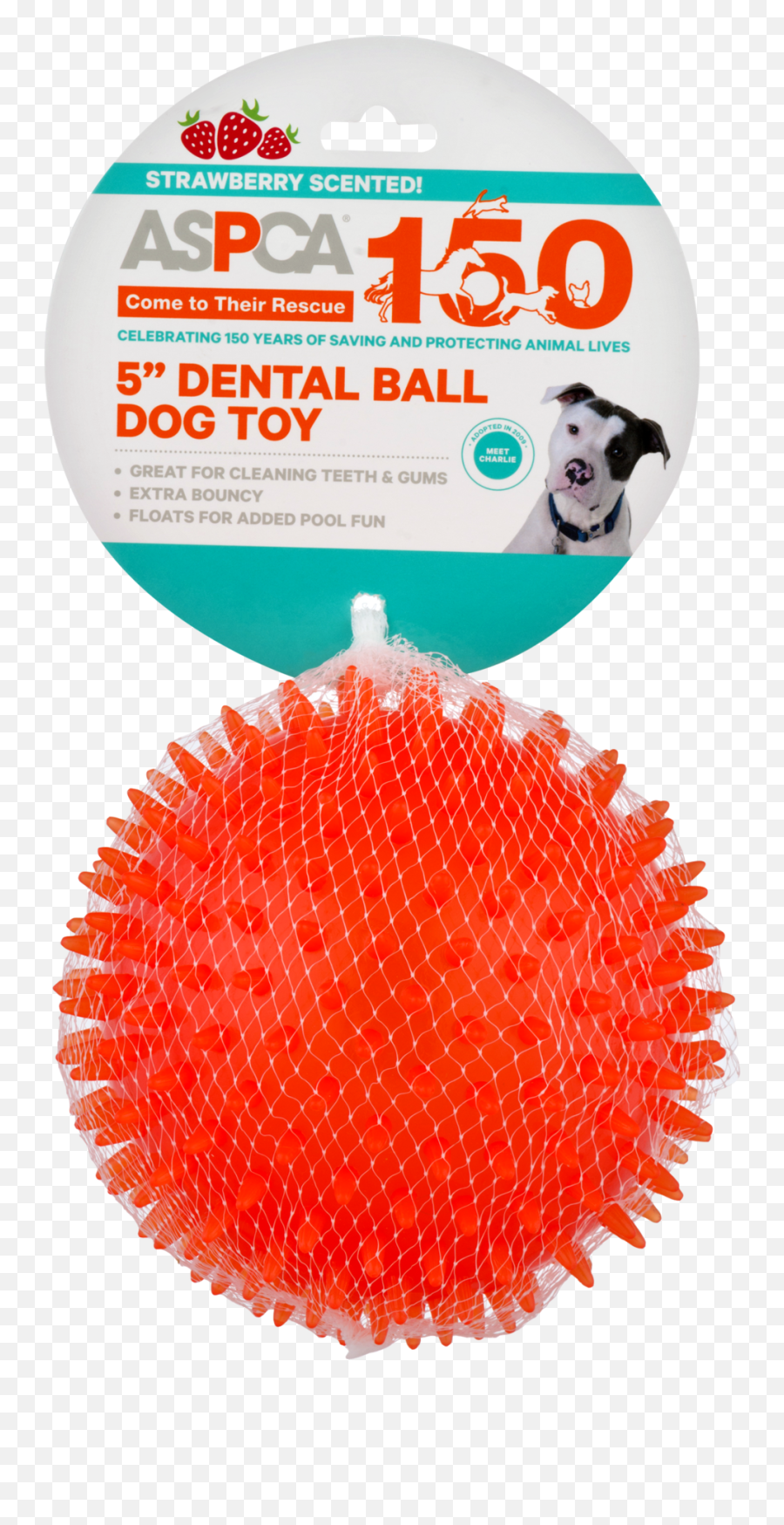 Aspca 5 Dental Ball Dog Toy - Squeaky Spiky Ring Dog Toy Emoji,Birthday Moving Emojis With Dogs