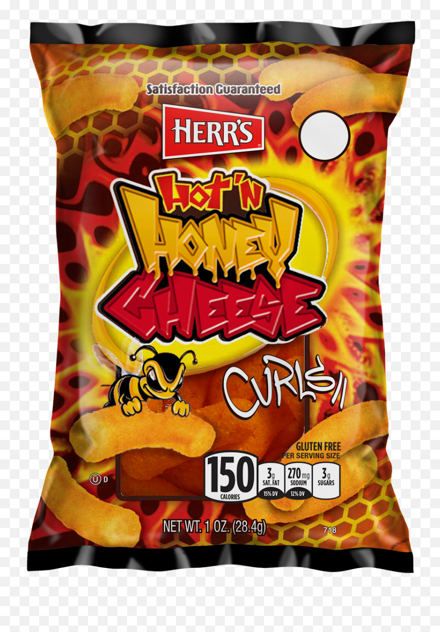 Hot Honey Cheese Curls - Herr Foods Hot N Honey Cheese 1 Ounce 42 Per Ounce Emoji,Hot & Sexy Emojis