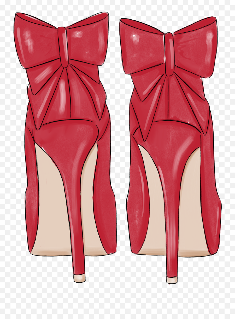 Redshoes Stilettos Bow Heels Sticker - Bow Emoji,Heel Emoji